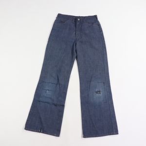 70s Penn Prest Womens 18 Distressed Patch Jeans